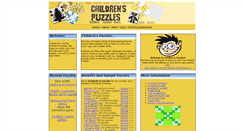 Desktop Screenshot of childrenspuzzles.net