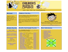 Tablet Screenshot of childrenspuzzles.net